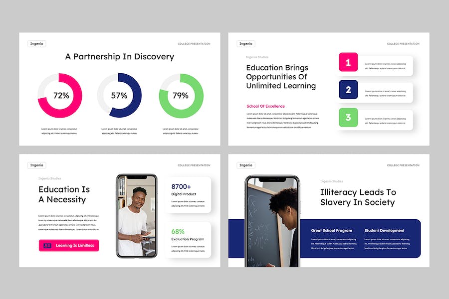 创新教育培训课程教学方法Keynote模板 - 顶尖PPT