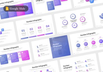 数字信息可视化展示PPT模板 - 顶尖PPT
