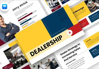 经销商4S店汽车维修保养keynote模板 - 顶尖PPT