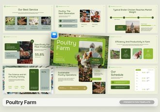 家禽农场项目商业计划书Keynote模板 - 顶尖PPT