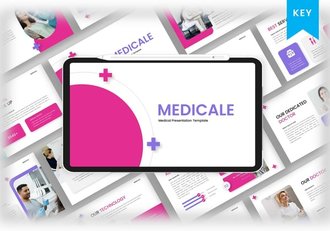 医学会议报告医院工作汇报keynote模板 - 顶尖PPT