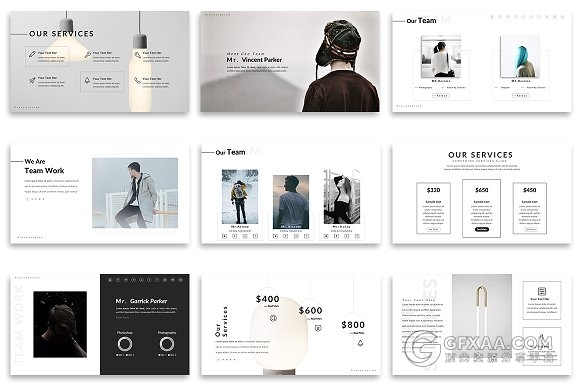 115页极简家具产品展示PPT模板 - 顶尖PPT