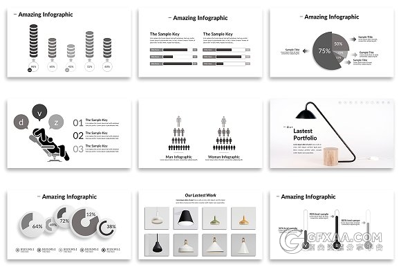 115页极简家具产品展示PPT模板 - 顶尖PPT