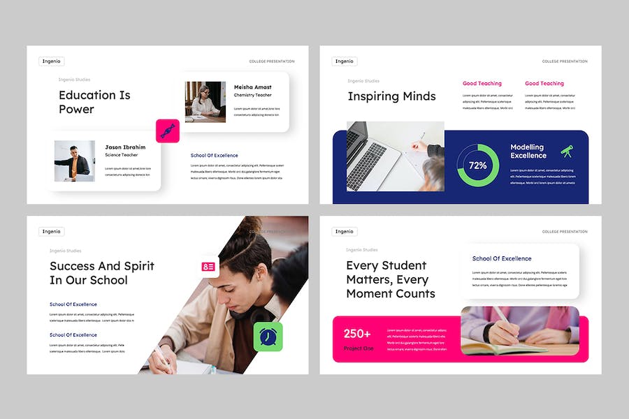 创新教育培训课程教学方法Keynote模板 - 顶尖PPT