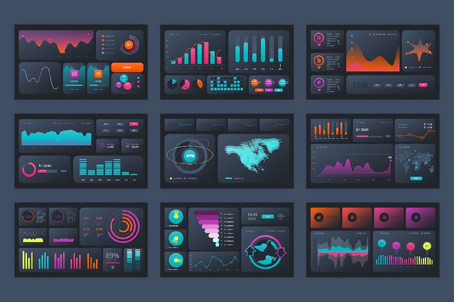 KPI关键绩效指标数据分析展示PPT模板 - 顶尖PPT