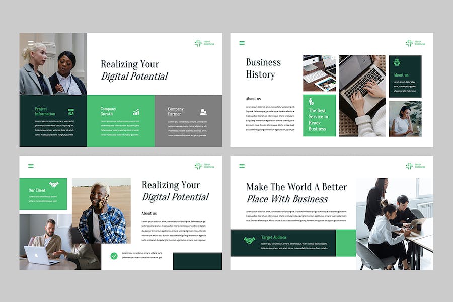 创业项目融资路演商业计划书Keynote模板 - 顶尖PPT