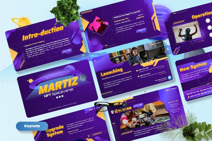 创意设计项目介绍方案Keynote模板 Retry - 顶尖PPT