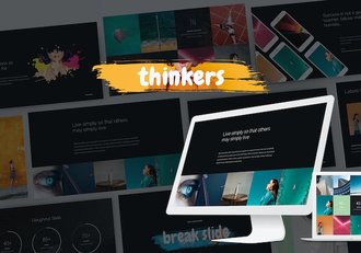 大气营销策划商业计划图片展示PPT模板 - 顶尖PPT