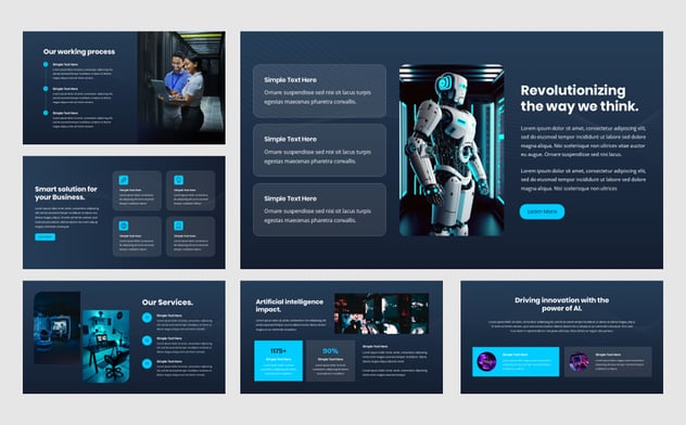 人工智能PowerPoint模板 - 顶尖PPT