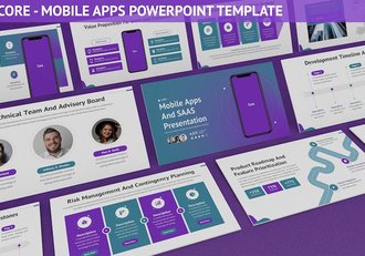 移动应用APP架构分析PPT模板 - 顶尖PPT