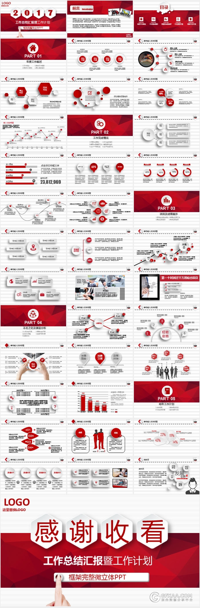 微粒体工作总结计划PPT模板 - 顶尖PPT