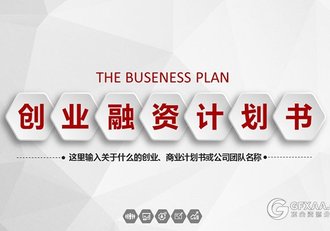 微粒体创业融资计划书PPT模板 - 顶尖PPT