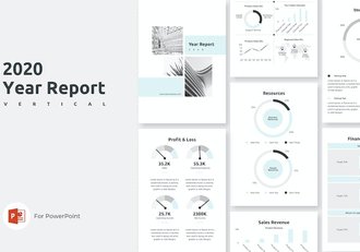 年度财务业绩报告PPT模板 - 顶尖PPT