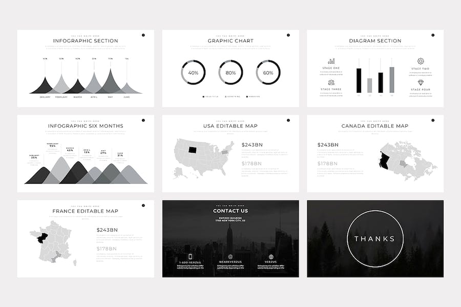 黑灰色商业计划企业合作营销策划多用途PPT模板 - 顶尖PPT