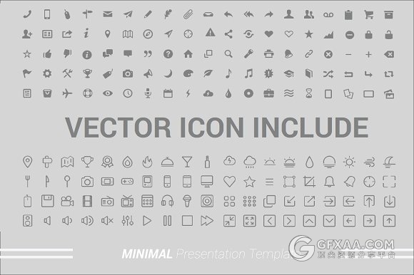 扁平化简约文艺摄影图片展示keynote模板 - 顶尖PPT