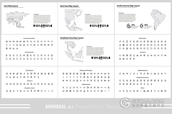 简约文艺摄影艺术图片展示keynote模板 - 顶尖PPT