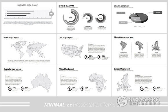 简约文艺摄影艺术图片展示keynote模板 - 顶尖PPT