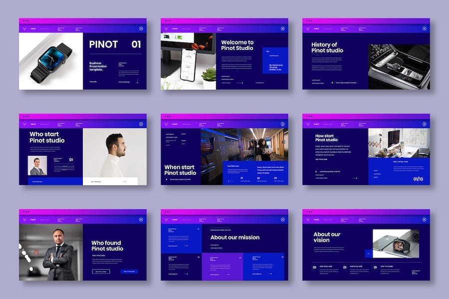 国外高端智能穿戴设备发布会设计师介绍keynote模板 - 顶尖PPT