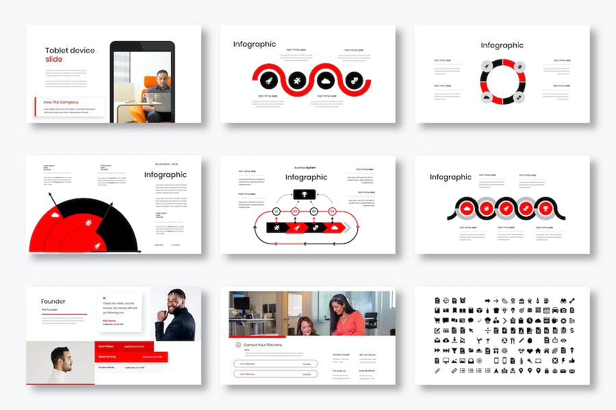 业务介绍商业计划商务keynote模板 - 顶尖PPT