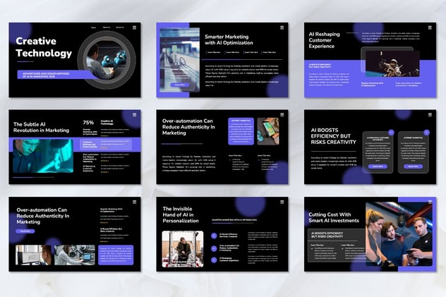 创意技术主题演讲keynote模板 - 顶尖PPT