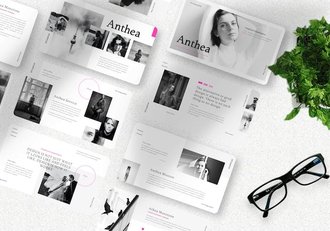 社交媒体网红博主营销推广Keynote模板 - 顶尖PPT