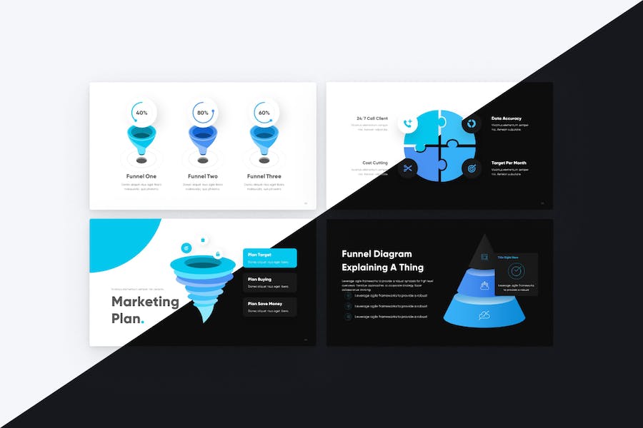 数字营销主题PPT模板 - 顶尖PPT