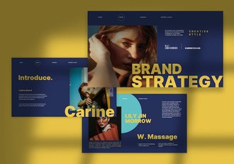 品牌战略幻灯片PPT模板 - 顶尖PPT