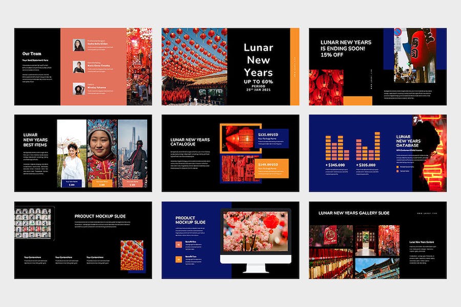 中国农历新年文化习俗国际传播推广PPT模板 - 顶尖PPT