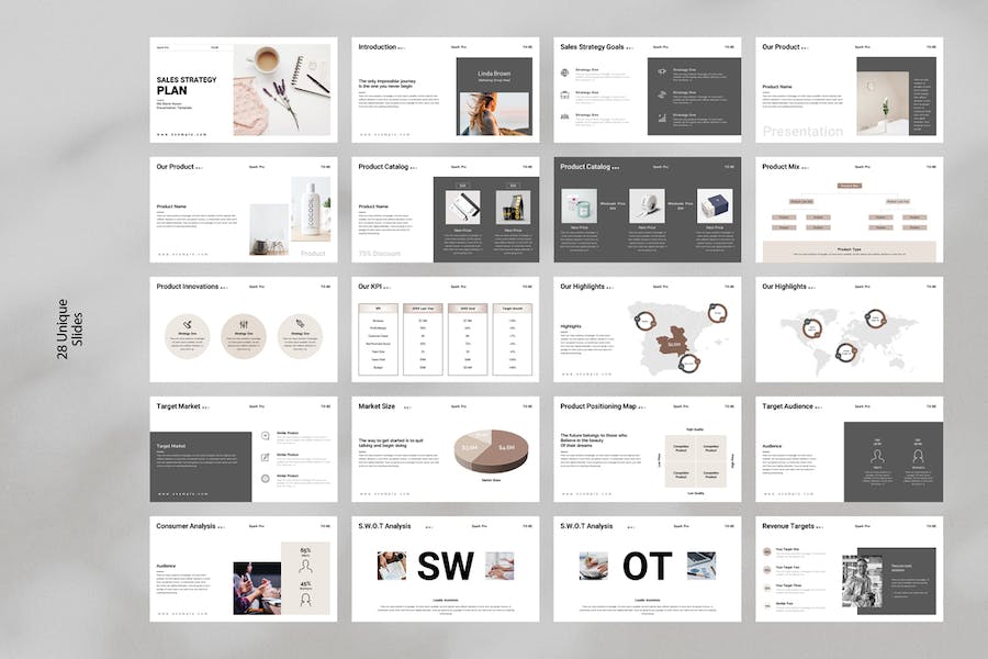 销售战略计划方案展示PPT模板 - 顶尖PPT