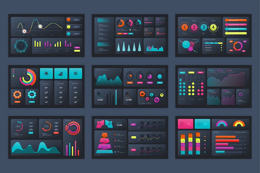 KPI关键绩效指标数据分析展示PPT模板 - 顶尖PPT