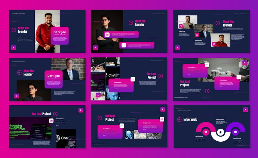 AI人工智能keyntoe模板 - 顶尖PPT