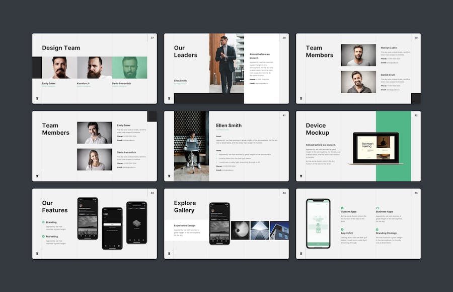 商务企业团队介绍公司裁员keynote模板 - 顶尖PPT