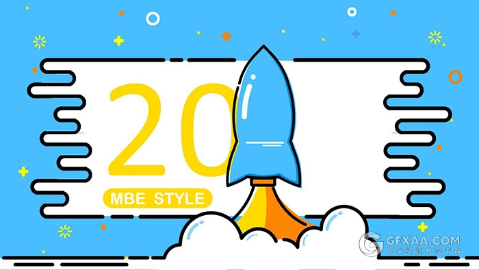 靓丽配色扁平化卡通风格PPT模板 - 顶尖PPT