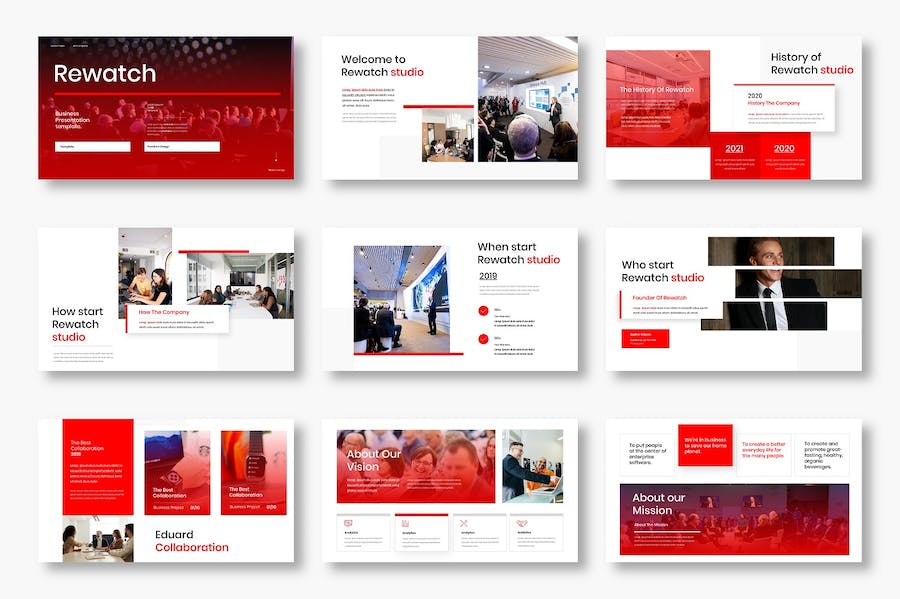 业务介绍商业计划商务keynote模板 - 顶尖PPT