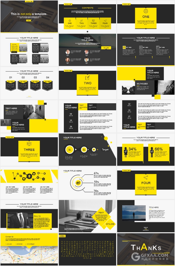 高端大气商务多用途PPT模板 - 顶尖PPT