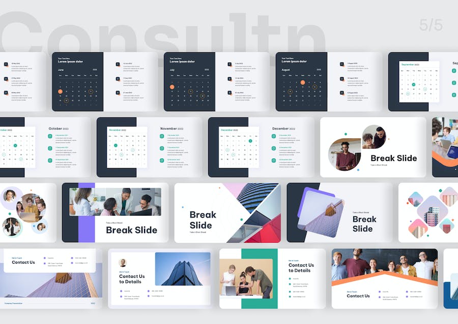 咨询服务多用途通用方案PPT模板 - 顶尖PPT