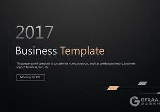 黑色高端大气商务多用途PPT模板 - 顶尖PPT