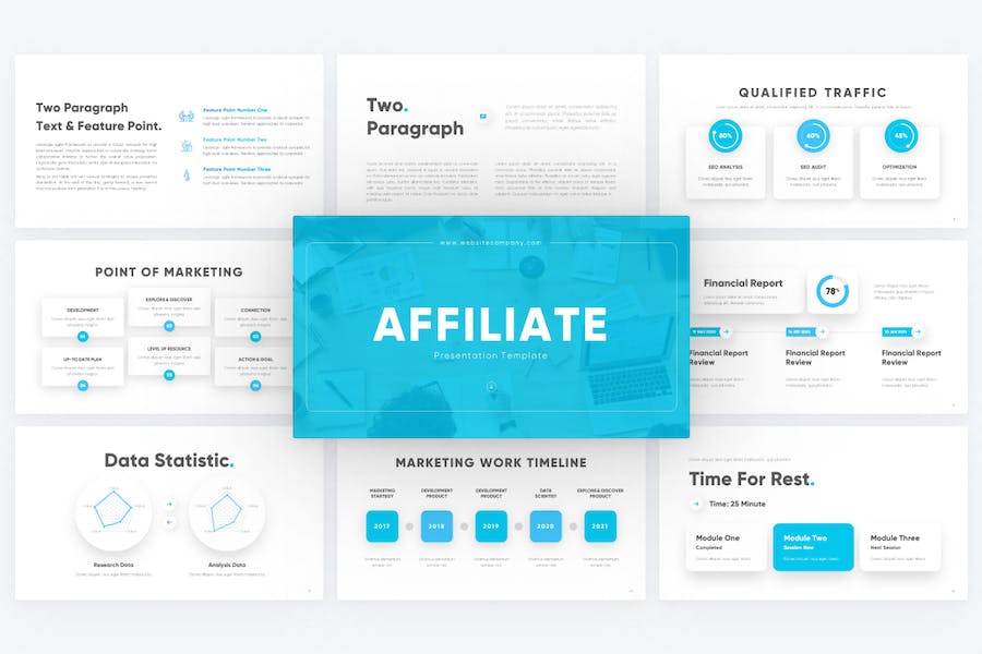 数字营销主题PPT模板 - 顶尖PPT