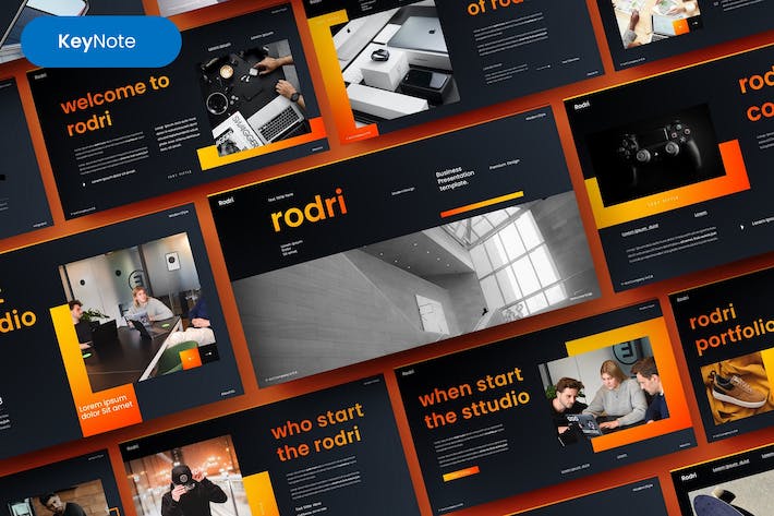 商务企业发展战略讲述Keynote模板 - 顶尖PPT