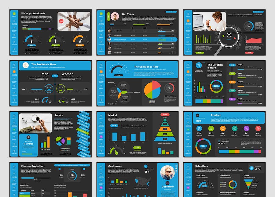 投资融资路演商业计划书PPT模板 - 顶尖PPT