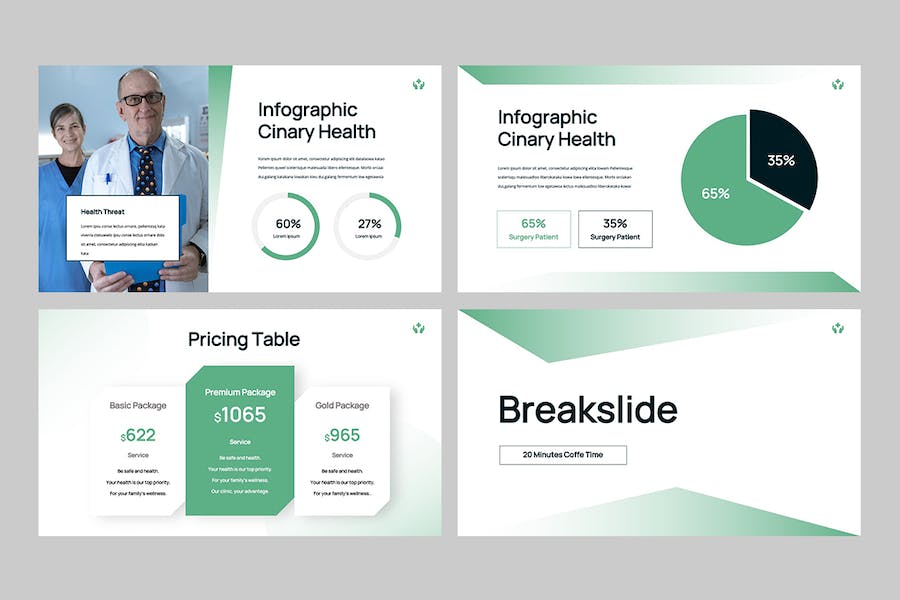 医疗健康保健行业PPT模板 - 顶尖PPT