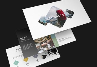 70多页简约文艺摄影图片展示PPT模板 - 顶尖PPT