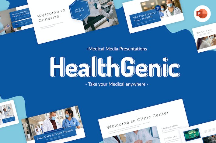 医疗保健团队介绍医院案例展示PPT模板 - 顶尖PPT