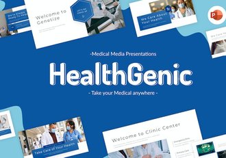 医疗保健团队介绍医院案例展示PPT模板 - 顶尖PPT