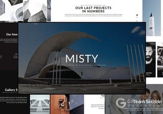 简约大气摄影图片团队公司介绍展示keynote模板 - 顶尖PPT