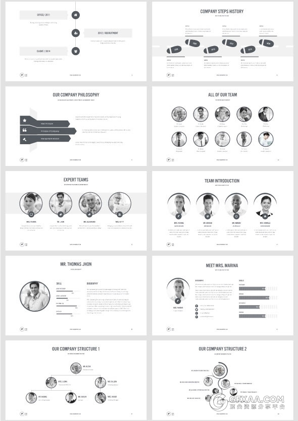 20种配色3200页总幻灯片商务PPT模板 - 顶尖PPT