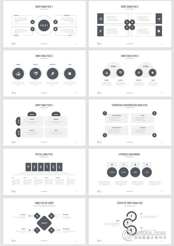 20种配色3200页总幻灯片商务PPT模板 - 顶尖PPT