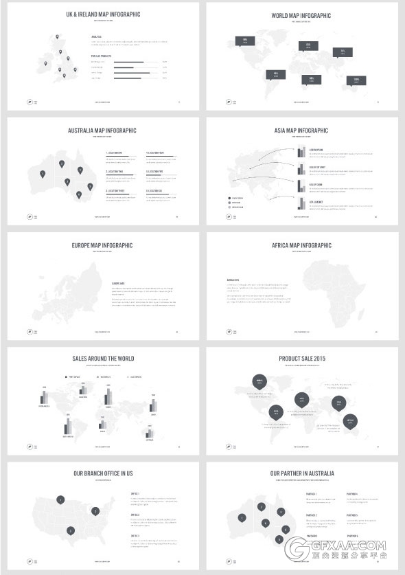 20种配色3200页总幻灯片商务PPT模板 - 顶尖PPT