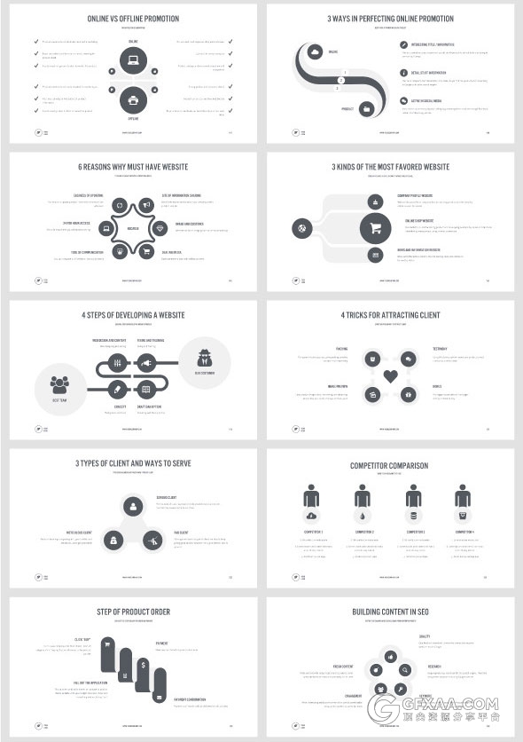 20种配色3200页总幻灯片商务PPT模板 - 顶尖PPT