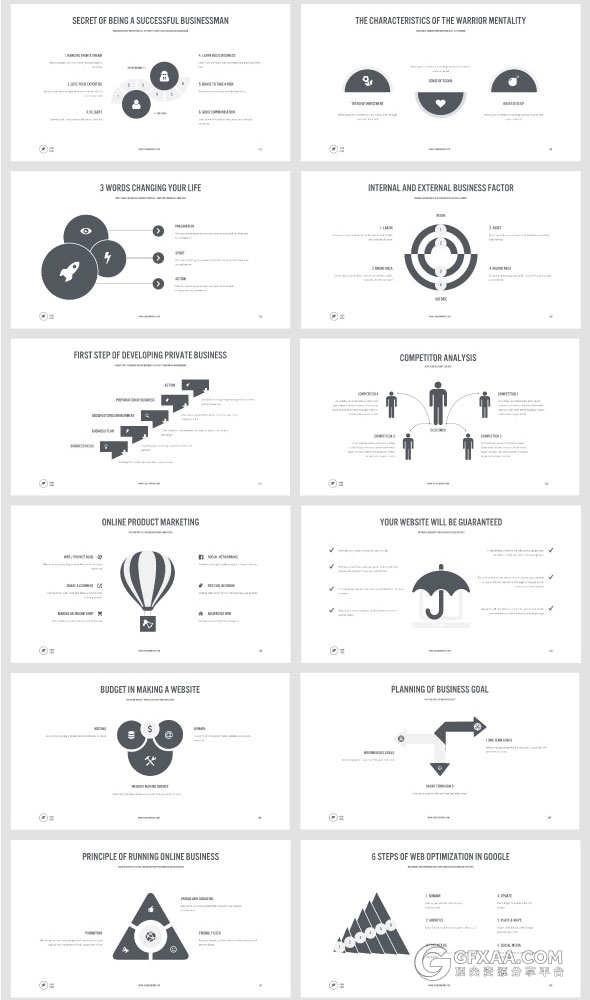 20种配色3200页总幻灯片商务PPT模板 - 顶尖PPT